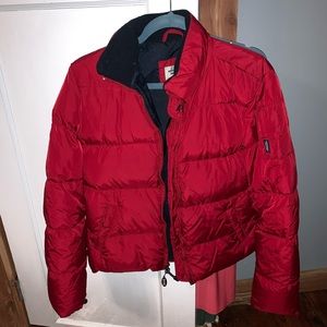 Abercrombie and fitch red coat